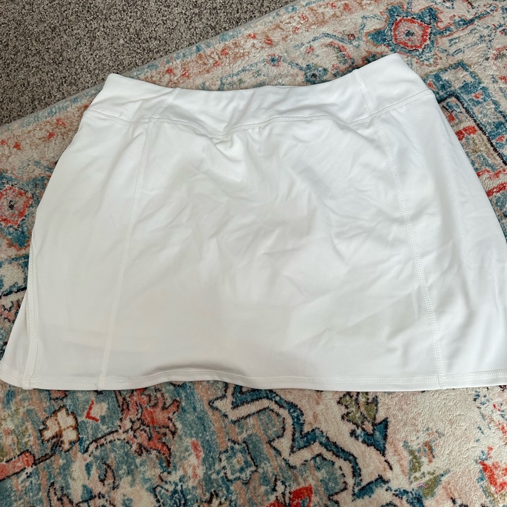 Tangerine White Mini Skirt